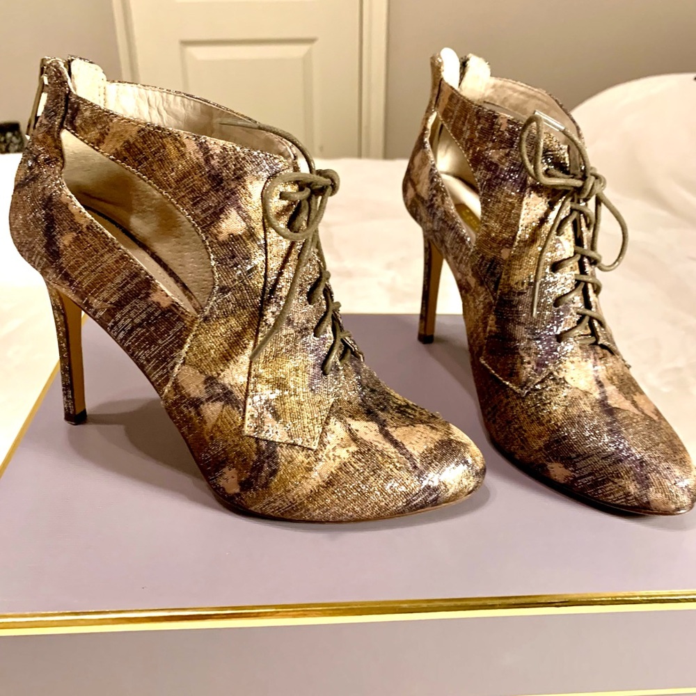 Louise et Cie Brown High Heel Ankle Boots